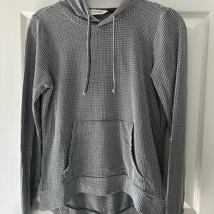Weatherproof Black and White Gingham Hoodie
